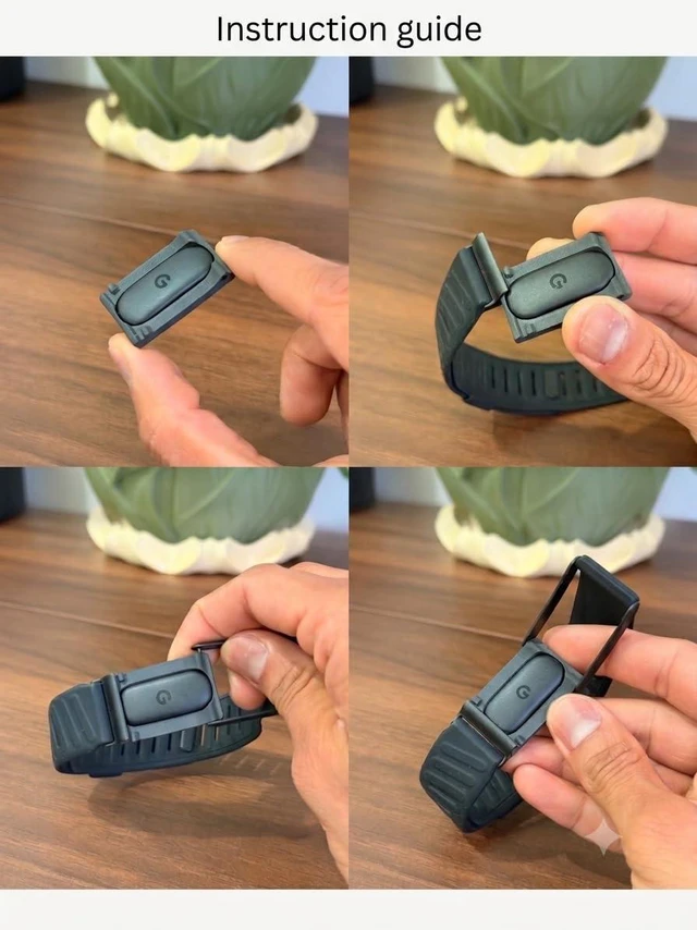 Alt view image 3 of 6 - Whoop 5.0 Band Adapter for Google Fitbit air Pack of 2 Compatible with Google Fitbit Tracker & WHOOP 5.0 Wristbands Lightweight Secure Conversion Mount