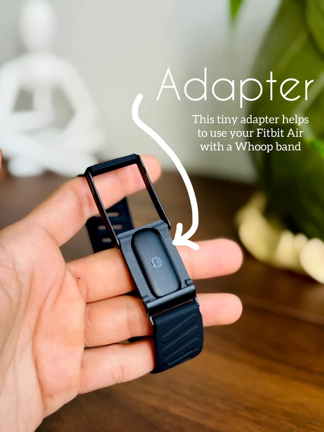 Alt view image 2 of 6 - Whoop 5.0 Band Adapter for Google Fitbit air Pack of 2 Compatible with Google Fitbit Tracker & WHOOP 5.0 Wristbands Lightweight Secure Conversion Mount