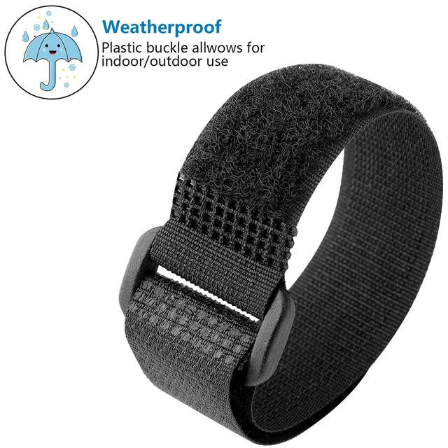 Alt view image 4 of 7 - Adjustable Cable Ties Organizer Fastener with Plastic buckle (8Inch Pack of 50)
