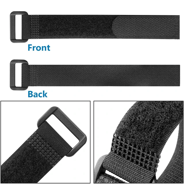 Alt view image 5 of 7 - Adjustable Cable Ties Organizer Fastener with Plastic buckle (8Inch Pack of 50)