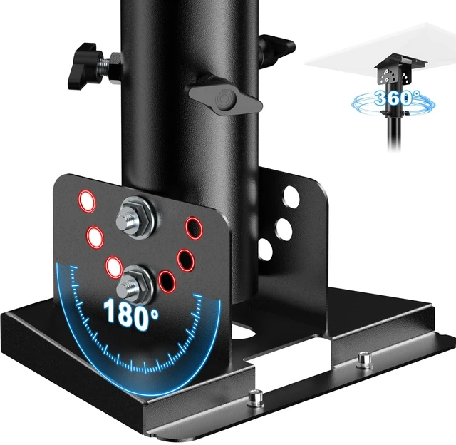 Main image of Starlink Standard 4/4X /Gen 3 Adjustable Pipe Adapter, Fits 1"-2.1" Poles 180°Tilt & 360°Rotate, Wind-Resistant, Optimal Signal, Easy Installation for Homes, Roof, Wall, Backyard, RVs & More