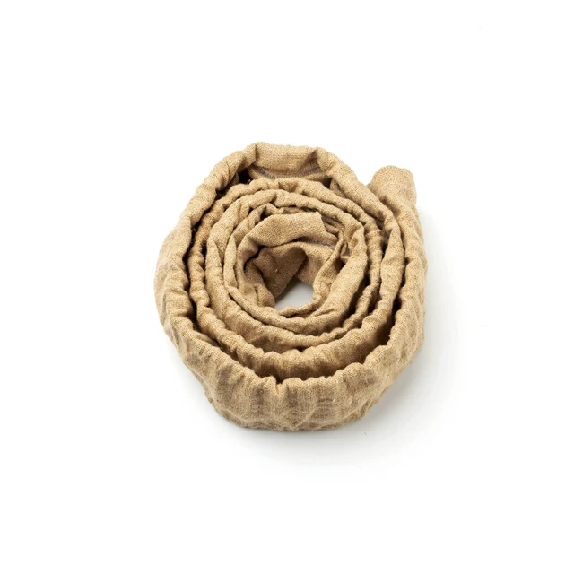 Alt view image 6 of 6 - ELFCAB Fabric Cord Cover & Chandelier Chain Cover Natural Linen 2 Pack, Each 6 Feet Long, For Chandelier Lighting Wires, Easy to Install