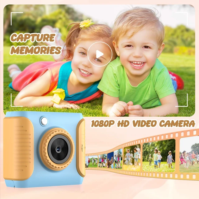 Alt view image 5 of 7 - Kids Instant Print Camera,Christmas Birthday Gifts for Girls and Boys,1080P HD Video Digital Kids Camera with Print Paper&32G Card,Toddler Toy for 3-14 Years Old (Blue)