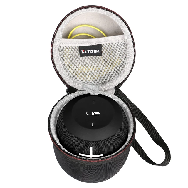 Alt view image 2 of 7 - LTGEM Case for Ultimate Ears WONDERBOOM 4 Waterproof Speaker, Black/Gray Hard EVA Shell, Water-Resistant, Shock Protection, Scratch-Resistant Interior, Portable Travel Storage Case Only