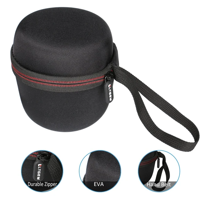 Alt view image 3 of 7 - LTGEM Case for Ultimate Ears WONDERBOOM 4 Waterproof Speaker, Black/Gray Hard EVA Shell, Water-Resistant, Shock Protection, Scratch-Resistant Interior, Portable Travel Storage Case Only