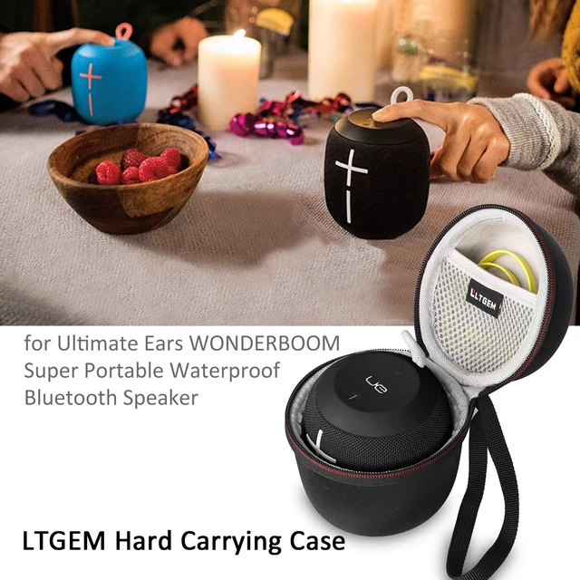 Alt view image 7 of 7 - LTGEM Case for Ultimate Ears WONDERBOOM 4 Waterproof Speaker, Black/Gray Hard EVA Shell, Water-Resistant, Shock Protection, Scratch-Resistant Interior, Portable Travel Storage Case Only