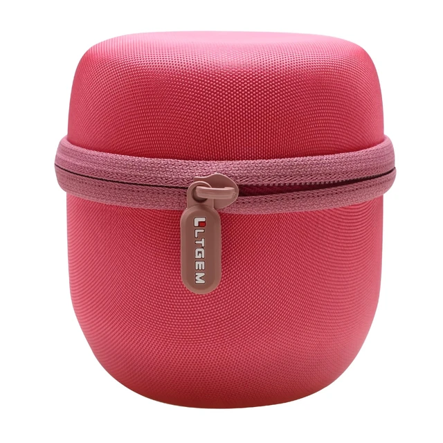 Alt view image 4 of 7 - LTGEM Case for Ultimate Ears WONDERBOOM 4 Waterproof Speaker, Pink Hard EVA Shell, Water-Resistant, Shock Protection, Scratch-Resistant Interior, Portable Travel Storage Case Only