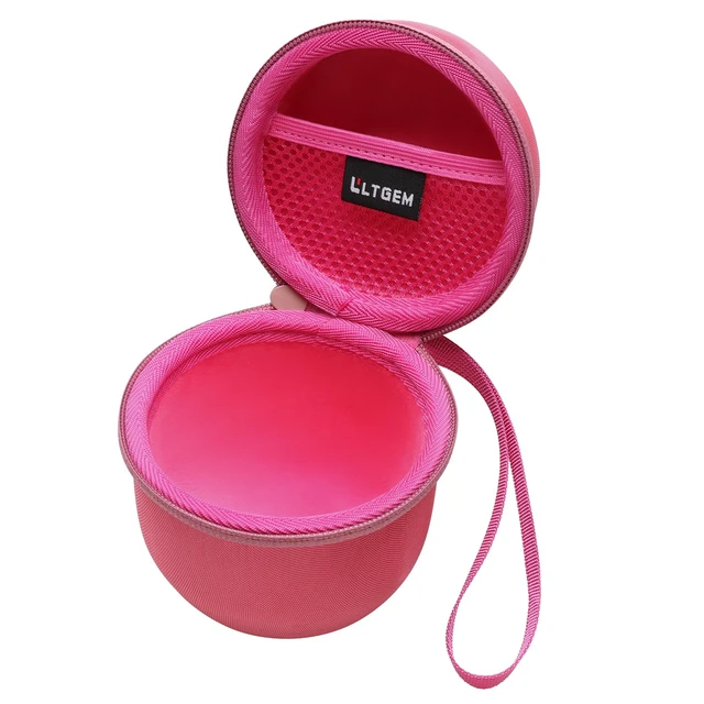 Alt view image 3 of 7 - LTGEM Case for Ultimate Ears WONDERBOOM 4 Waterproof Speaker, Pink Hard EVA Shell, Water-Resistant, Shock Protection, Scratch-Resistant Interior, Portable Travel Storage Case Only