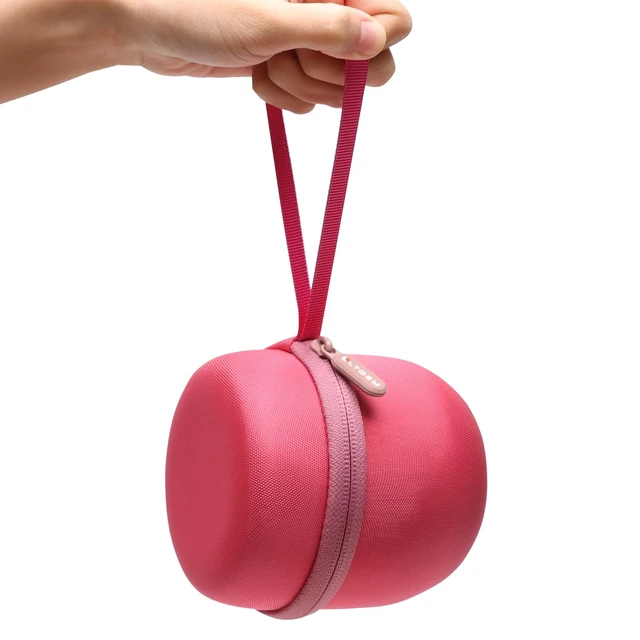 Alt view image 5 of 7 - LTGEM Case for Ultimate Ears WONDERBOOM 4 Waterproof Speaker, Pink Hard EVA Shell, Water-Resistant, Shock Protection, Scratch-Resistant Interior, Portable Travel Storage Case Only