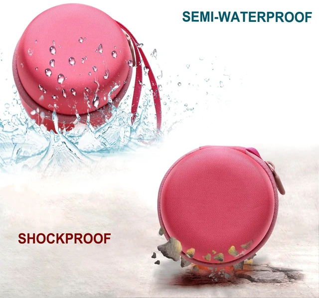 Alt view image 6 of 7 - LTGEM Case for Ultimate Ears WONDERBOOM 4 Waterproof Speaker, Pink Hard EVA Shell, Water-Resistant, Shock Protection, Scratch-Resistant Interior, Portable Travel Storage Case Only