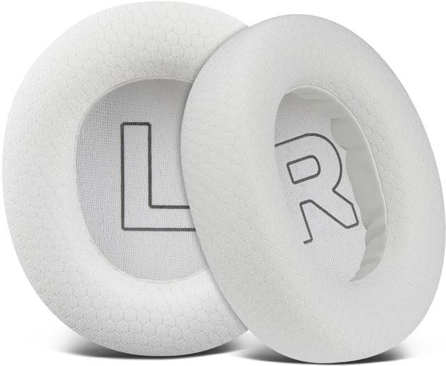 Main image of Mesh Earpads for Arctis Nova Pro Wired, Nova 7/5/4/3/1 - White (Not Fit Nova Pro Wireless), for Arctis Nova Pro Wired, Nova (1/1X/1P/3/3P/3X/4/4P/4X/5/5P/5X/7/7X/7P) Headphones