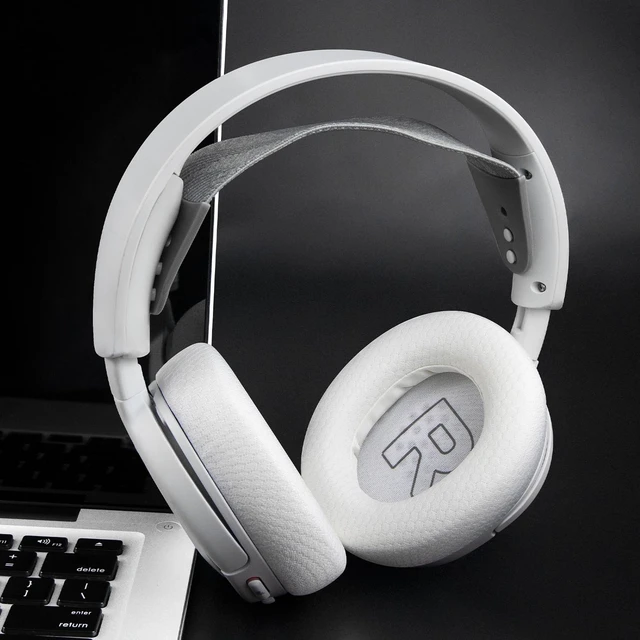 Alt view image 4 of 7 - Mesh Earpads for Arctis Nova Pro Wired, Nova 7/5/4/3/1 - White (Not Fit Nova Pro Wireless), for Arctis Nova Pro Wired, Nova (1/1X/1P/3/3P/3X/4/4P/4X/5/5P/5X/7/7X/7P) Headphones