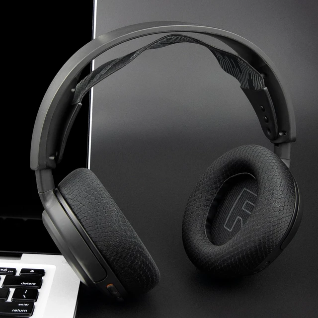 Alt view image 4 of 7 - Mesh Earpads for Arctis Nova Pro Wired, Nova 7/5/4/3/1 - Black (Not Fit Nova Pro Wireless), for Arctis Nova Pro Wired, Nova (1/1X/1P/3/3P/3X/4/4P/4X/5/5P/5X/7/7X/7P) Headphones