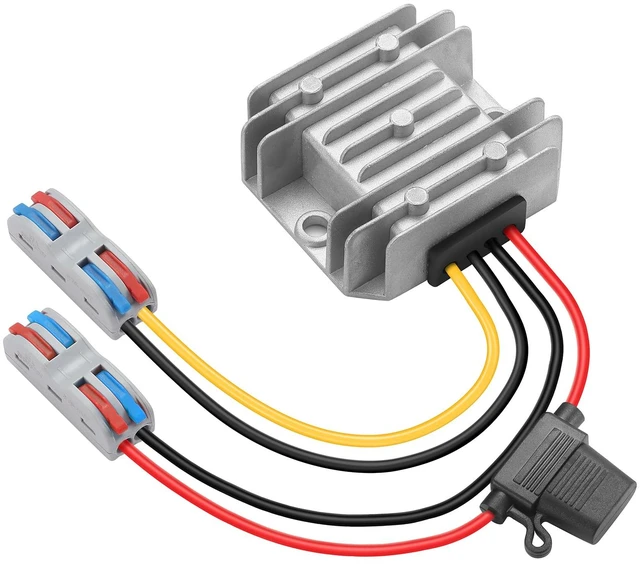 Main image of DC 10V-22V Step Up to 24V 3A 72W DC Boost Converter with Fuse Voltage Regulator Waterproof Module Transformer DC to DC for Golf Cart CNC Equipment RV Accessories