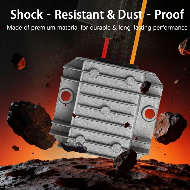 Alt view image 3 of 7 - DC 10V-22V Step Up to 24V 3A 72W DC Boost Converter with Fuse Voltage Regulator Waterproof Module Transformer DC to DC for Golf Cart CNC Equipment RV Accessories