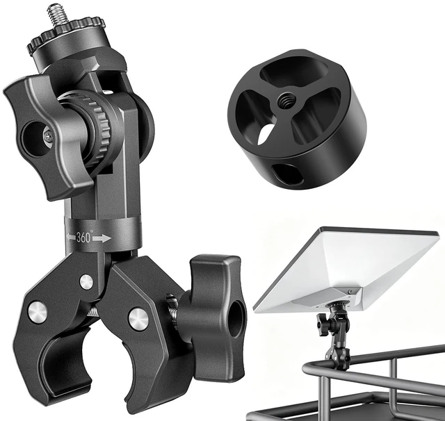 Main image of Starlink Mini Mount 2025/2026, Adjustable Clamp Mount for RV, Pole, Yacht Includes Aluminum Mini Pipe Adapter, 3-Minute Installation, Starlink Mini Accessories for Yacht, Van, Camper, Boat, Outdoors