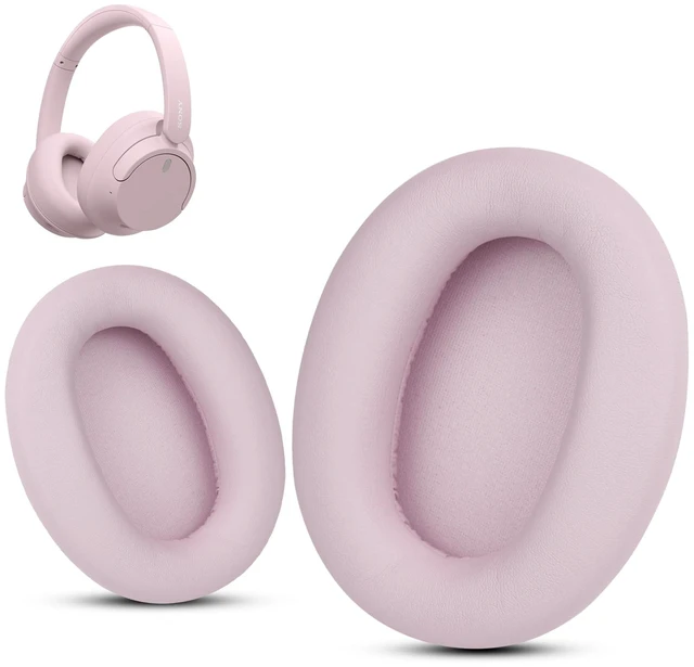 Main image of Replacement Earpads for Sony WH-CH720N Headphones, Sony Ear Cushion Compatible with Sony WH CH720N, Sony WH-CH720N(CH720N) Ear Pads with Protein Leather Memory Foam, Pink