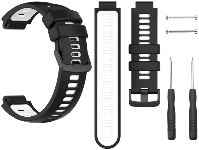 Main image of Waterproof Bands Compatible with Garmin Forerunner 735XT / Garmin Forerunner 235 / Garmin Approach S20, Classic Soft Sports Replacement Wristbands