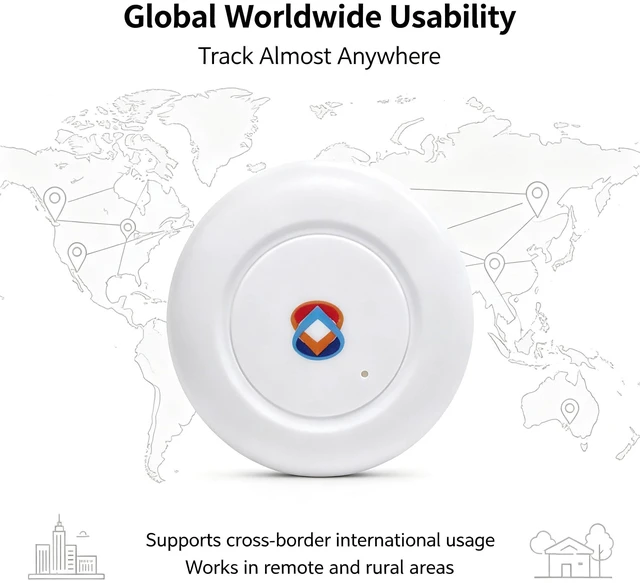 Alt view image 6 of 7 - GPS Tracker for Vehicles, No Subscription Required, Magnetic Car Locator Compatible with iOS & Android, IP67 Waterproof Tracking Device, 2-Year Battery Life, Location History & Sharing