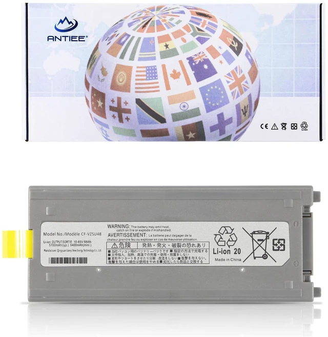 Main image of CF-VZSU48 Laptop Battery for Panasonic Toughbook CF-19 CF19 MK1 MK2 MK3 MK4 MK5 MK6 MK7 MK8 Series CF-VZSU48U CF-VZSU28 CF-VZSU48R CF-VZSU50 CF-VZSU58U 10.65V 58Wh