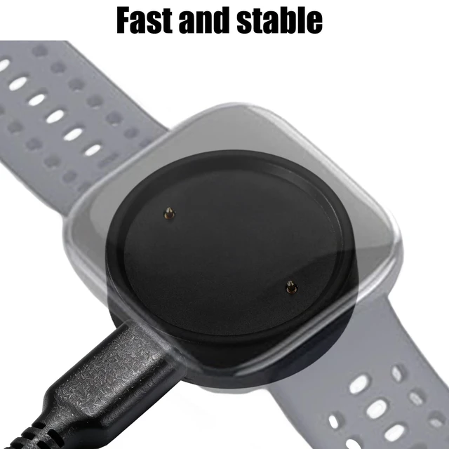 Alt view image 6 of 7 - 3pcs Type-C Magnetic Charging Dock (Black) Type C Charger Cable Replacement Charging Base Compatible with Amazfit Bip 6 / Active 2 / Active 2 Square Smart Watch