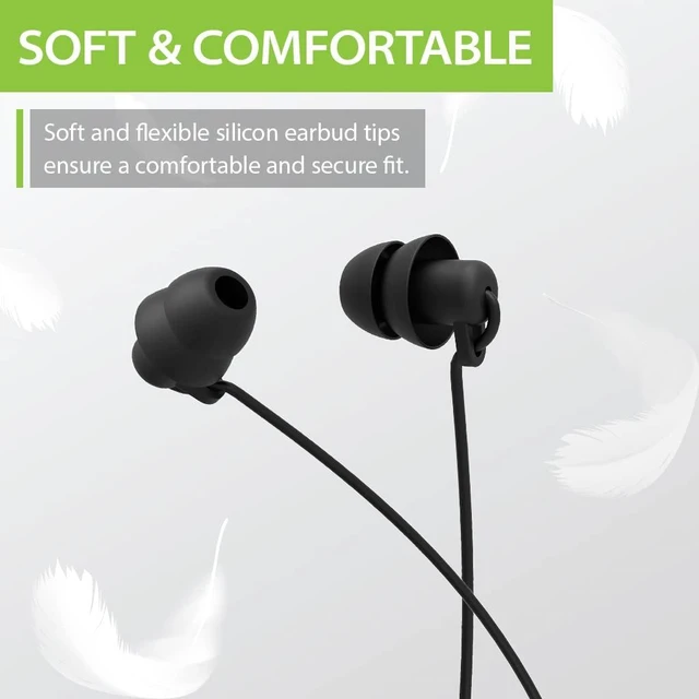 Alt view image 3 of 6 - Repose - Bluetooth Sleep Earbuds for Side Sleepers Small-tip neckband earbuds designed for side sleeping, with low-latency TV