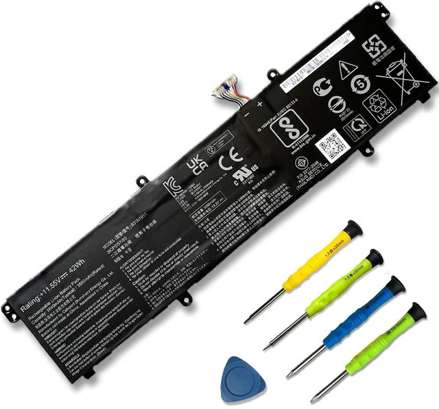 Main image of B31N1911 C31N1911 Laptop Battery for ASUS VivoBook Flip 14 M413 F413 K413 11.55V 42Wh Battery Replacement for ASUS VivoBook Flip 14 M413DA TM420IA K413 X413 Series; C31N1911 0B200-03580000