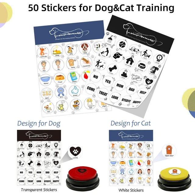 Alt view image 3 of 6 - Set of 12 Colors Dog Buttons-Recordable Button-Voice Recording Button,Dog Buttons for Communication Pet Training Buzzer, 30 Second Record & Playback,Funny Gift for Study Office Home(12 Piece)