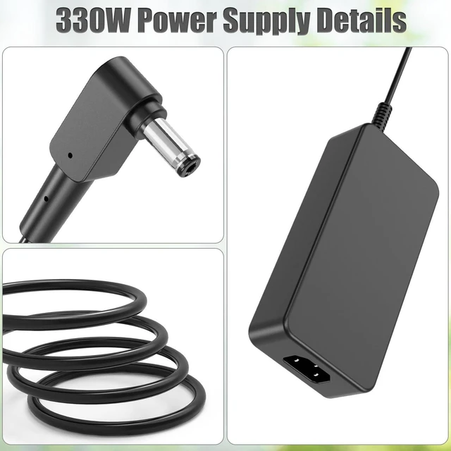 Alt view image 4 of 7 - 330W AC Charger for Acer Predator Helios 18 16 PH18-71 PH16-72 Neo 18 AI PHN18-72 Neo 16 PHN16-73 Helios 700 500 300 Triton 500 300 Nitro 17 16 15 A20-330P1A Laptop Power Adapter