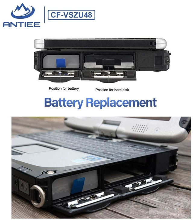 Alt view image 6 of 6 - CF-VZSU48 Laptop Battery for Panasonic Toughbook CF-19 CF19 MK1 MK2 MK3 MK4 MK5 MK6 MK7 MK8 Series CF-VZSU48U CF-VZSU28 CF-VZSU48R CF-VZSU50 CF-VZSU58U 10.65V 58Wh