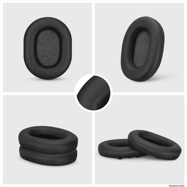 Alt view image 5 of 7 - Replacement Earpads for Sony WH-1000XM5 Headphones - Soft Vegan Leather Cushions for Extra Comfort, Easy & Quick Installation, by (Black)