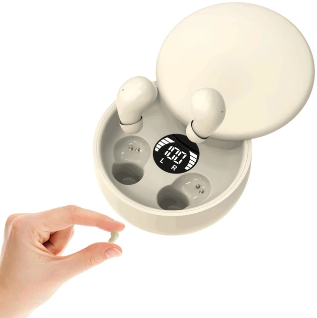 Main image of Mini Invisible Earbuds for Small Ear Canal, Tiny Wireless Ear Buds Ultra-compact Earbuds for Small Ears with Soft Silicone Fit, Bluetooth 5.4, IPX5, 4-5H Playtime 24-H Battery Case