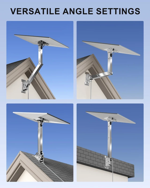 Alt view image 3 of 7 - Starlink Wall Mount for Standard 4X /Gen 3 /V3, 304 Stainless Steel Kit Fit For Starlink Wall/Pole/Roof Mount, Adjustable Mounting Kit Multiple Angles With Adapter,fit for V3 Starlink Standard Dish