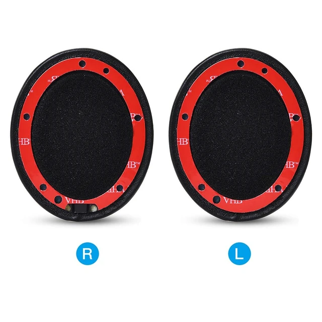 Alt view image 5 of 6 - Professional Replacement Ear Pads for Beats Studio 2 and Studio 3 B0500, B0501 / Soft Protein Leather/Noise Isolation Memory Foam/Does NOT Fit Beats Solo (Black)