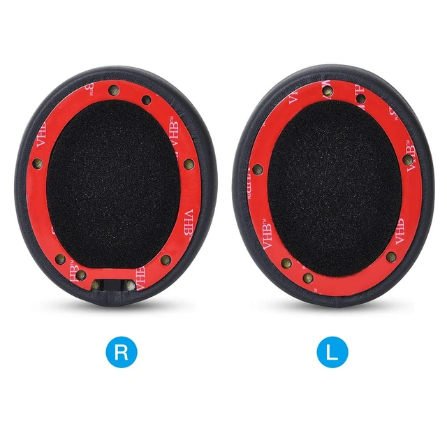 Alt view image 5 of 6 - Professional Replacement Ear Pads for Beats Studio 2 and Studio 3 B0500, B0501 / Soft Protein Leather/Noise Isolation Memory Foam/Does NOT Fit Beats Solo (Titanium)