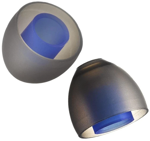Main image of CP155 for Wide and Long IEM Nozzle - L - Patented Silicone Eartips for Replacement (2 Pairs) (for Nozzle Diameter from 6-7mm)