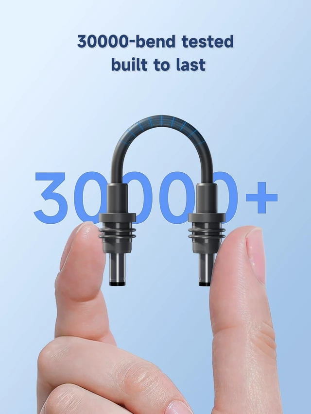Alt view image 4 of 7 - DC to DC Power Cable for Starlink Mini, 10cm/0.33ft 60W, 2 Pack Starlink Mini Power Cable 5.5 x 2.1mm