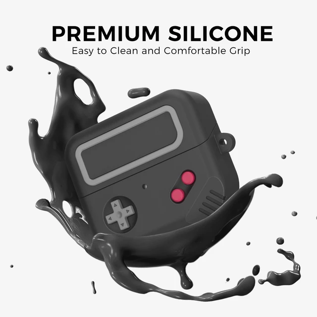 Alt view image 3 of 7 - Galaxy Buds Pro 3 Case - 2024 Silicone Game Design for Samsung Galaxy Buds 3 pro/Buds 3 Pro/Buds 3 FE Case Cover for Men/Women Gamer (Black)