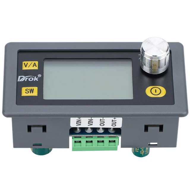 Alt view image 6 of 7 - Buck Boost Converter, DC 5.0-30V to 0.6-30V 4A 35W Adjustable Voltage Regulator LCD Display 6V 9V 12V 24V Power Supply Module, CC CV Step Up Step Down Voltage Stabilizer for Car RV Golf Cart
