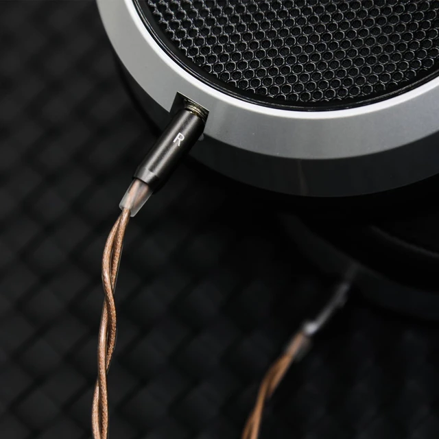 Alt view image 6 of 7 - 4.4mm Headphone 5N Cable High Purity Copper Plated with Gold Foil Replacement Cable Compatible with Hifiman Sundara,Ananda,Arya,He400se,1.5m,Dual 3.5mm to 4.4mm