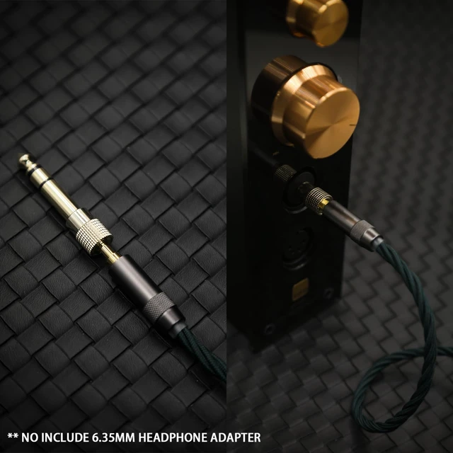 Alt view image 7 of 7 - 4.4mm Headphone Cable High Purity Copper Plated with Gold Foil Replacement Cable Compatible with Hifiman Sundara,Ananda,Arya,He400se,1.5m,Dual 3.5mm to 4.4mm
