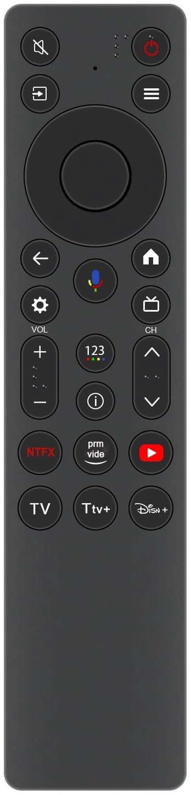 Main image of RC813A Replacement Voice Remote Control Compatible with TCL Google Smart TV QM6K QM7K Series QD-Mini LED 4K UHD 55QM7K 50QM6K 65QM7K 75QM7K 85QM7K 98QM7K 55QM6K 65QM6K 75QM6K 85QM6K 98QM6K 2025