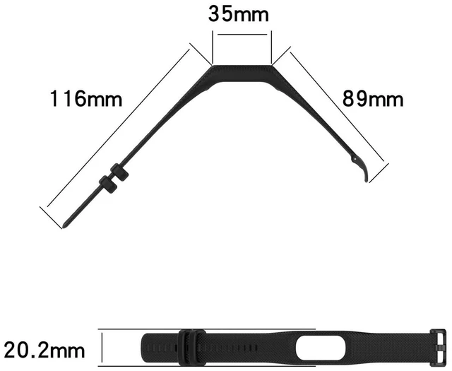 Alt view image 7 of 7 - Watch Band compatible with Garmin vivosmart 5/smart 5,Adjustable Silicone Sports Wristband Replacement Band
