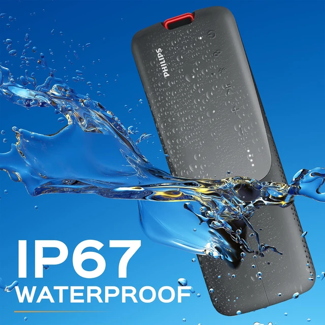 Alt view image 4 of 7 - S7807 Wireless Bluetooth Speaker, 7000 Series - 40W Output, IP67 Waterproof, 24-Hour Playtime, Portable with Built-in Microphone, Voice Assistant, USB-C, and Power Bank, Black