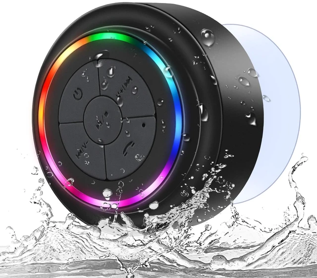 Main image of Mini Bluetooth Shower Speaker with Suction Cup Wireless, IP67 Waterproof, Floating, Ideal Gifts for Men Women Kids