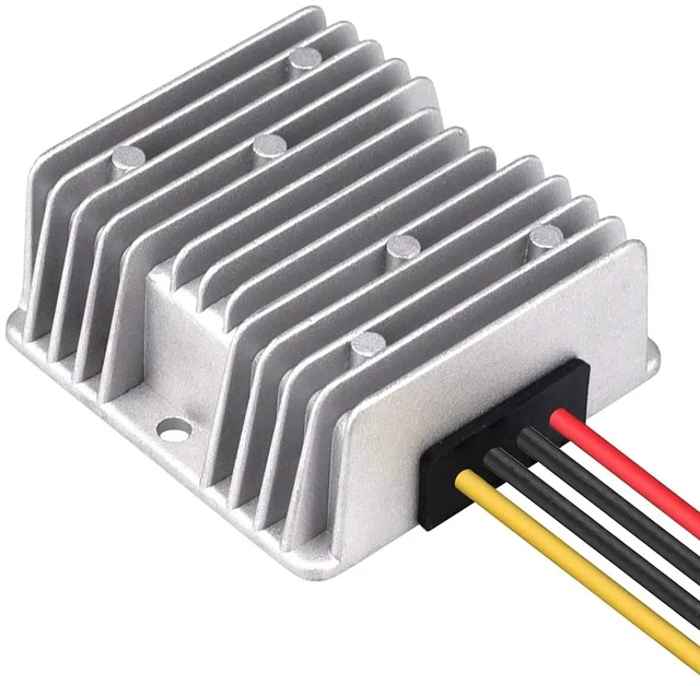 Main image of DC Voltage Reducer Converter DC 8V-40V to 12V 10A 120W Reducer Power Converter Waterproof Regulator Module Transformer for Golf Cart Club Car (8V-40V to 12V 10A Converter)