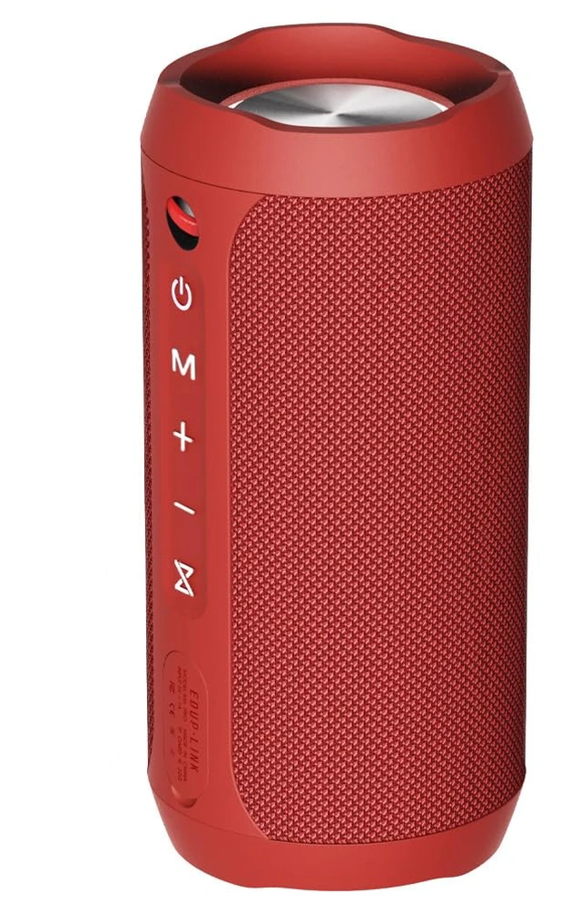 Alt view image 3 of 7 - Bluetooth Speaker IPX7 Waterproof Wireless, Red Bass, 20H Playtime, TWS Stereo Pairing, Portable Outdoor