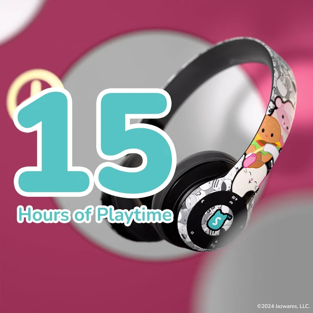 Alt view image 2 of 7 - Squishmallows Bluetooth Over-Ear Headphones- Wireless Foldable Headset Squishmallows Gifts for Girls, Boys, Women, Men and All Squish Squad Fans
