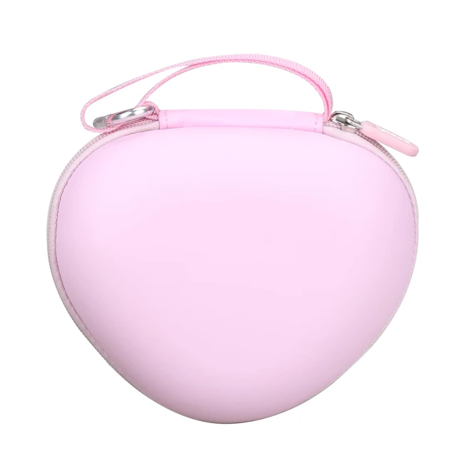 Alt view image 2 of 7 - Kids Headphones Case Compatible with iClever BTH12 / HS19 / BTH26 Kids Bluetooth Headphones, Storage Hard Bag -Cloud Pink (Case Only)