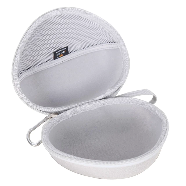 Alt view image 3 of 6 - Kids Headphones Case Compatible with iClever BTH12 / HS19 / BTH26 Kids Bluetooth Headphones, Storage Hard Bag -Grey (Case Only)
